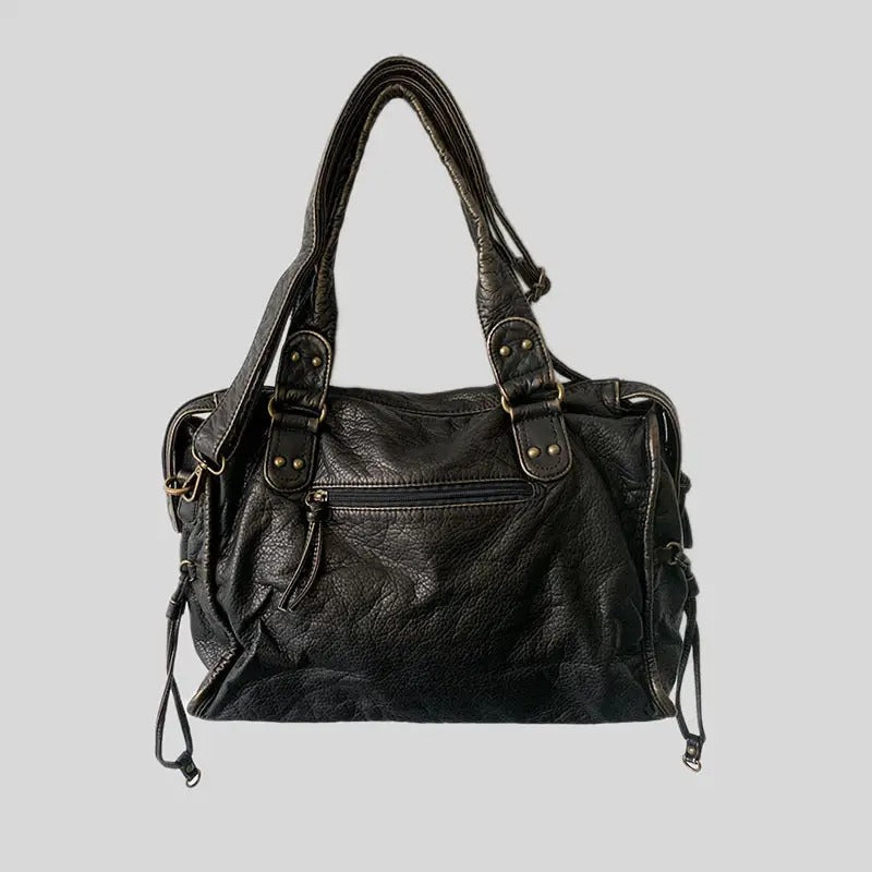 Jeoara - Vintage-Leder-Shopper