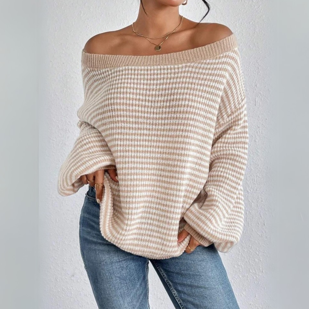 Harper Pullover mit Schulterfrei-Design