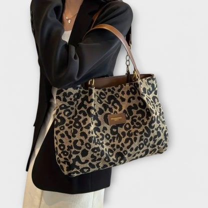 Ivy - Luipaard Canvas Tas