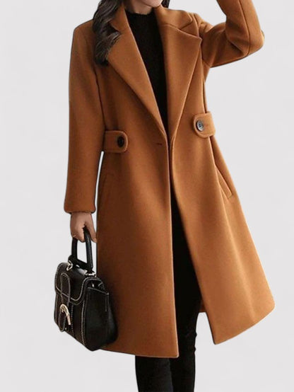 Elise | Winterwollenjas met riem