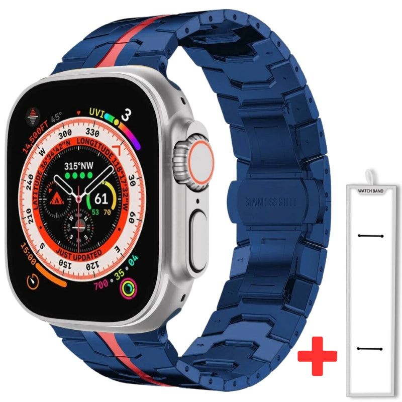 Titanium Roestvrijstalen Apple Watch Bandje