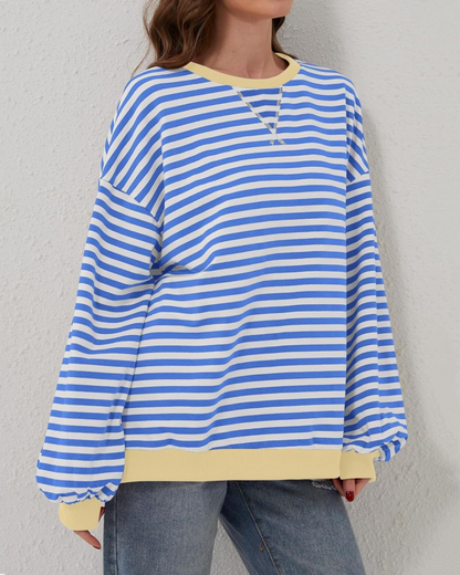 ROXANNE™ – Gestreepte oversized sweatshirt