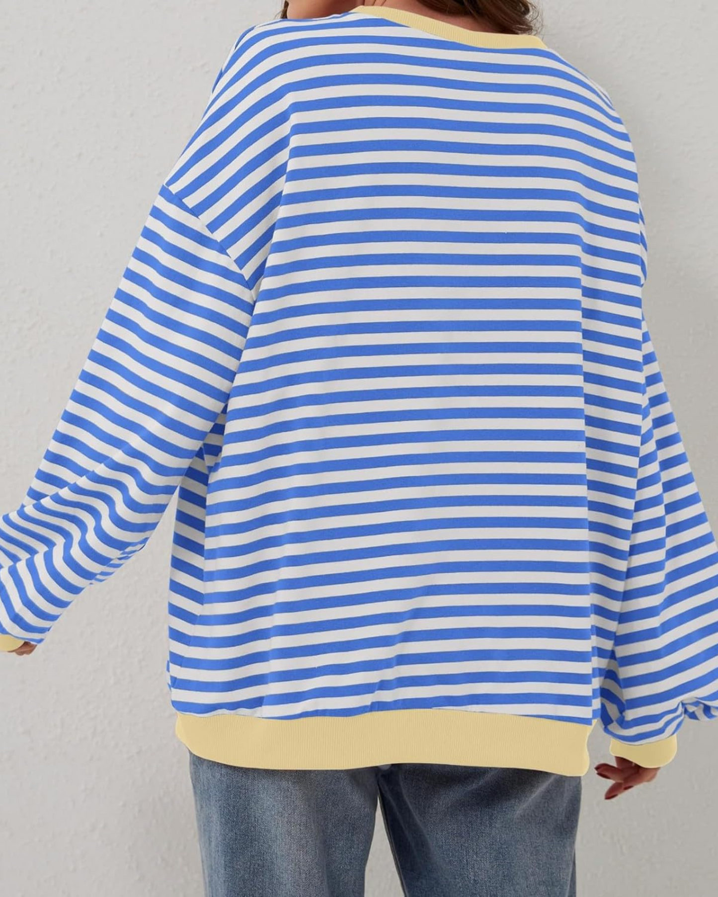 ROXANNE™ – Gestreepte oversized sweatshirt