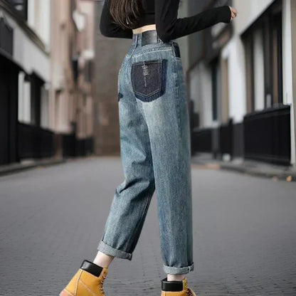 Clara | Højhalsede Jeans med lige ben