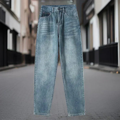 Clara | Højhalsede Jeans med lige ben