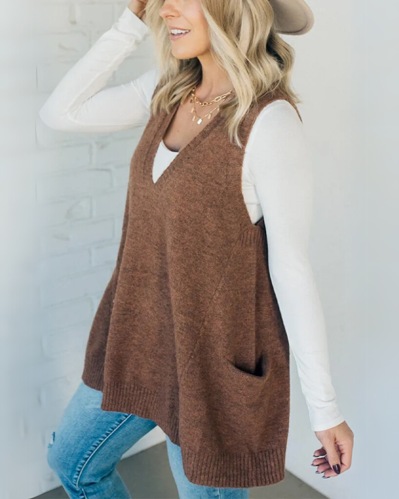 AROLA | Gemütliche Strickweste
