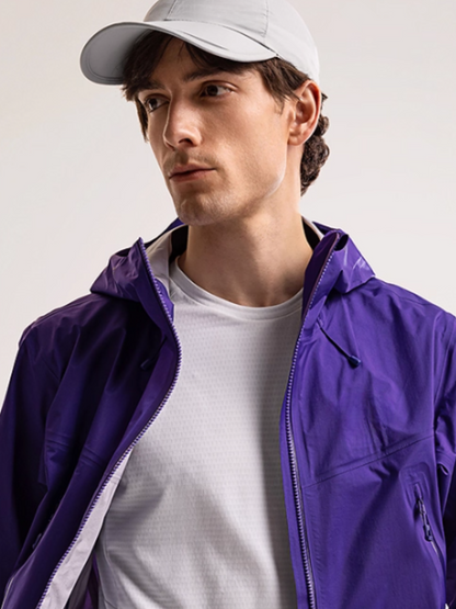 GONGGAR - Unisex Hardshell Jack met Capuchon