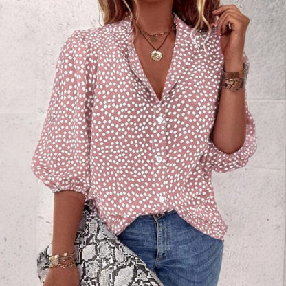 Vintage Polka Dot Blouse