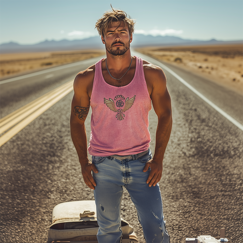 【Verzending binnen 24 uur】Heren klassieke casual Amerikaanse retro gebreide gestreepte tanktop 72799567K