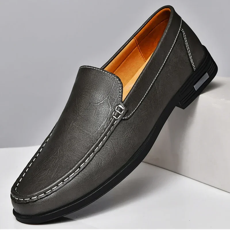Murcia lederen loafers