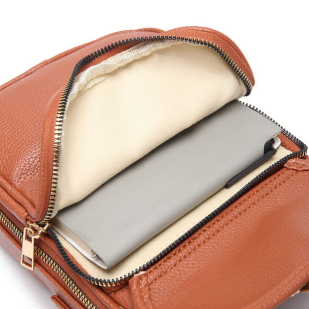 DIE MAELYS | RFID-GESCHÜTZTE KLASSISCHE LEDER CROSSBODY