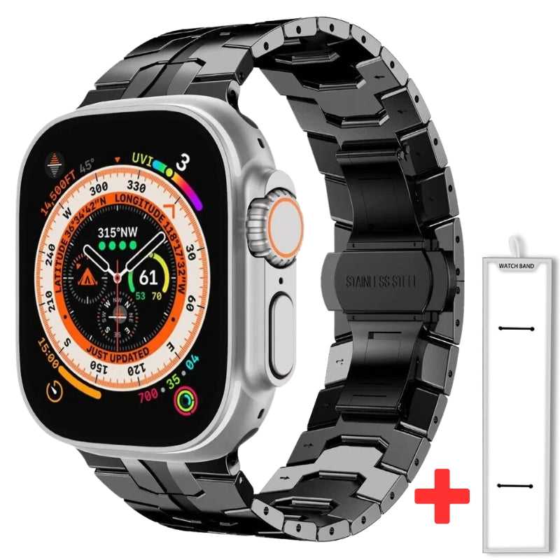 Titanium Roestvrijstalen Apple Watch Bandje