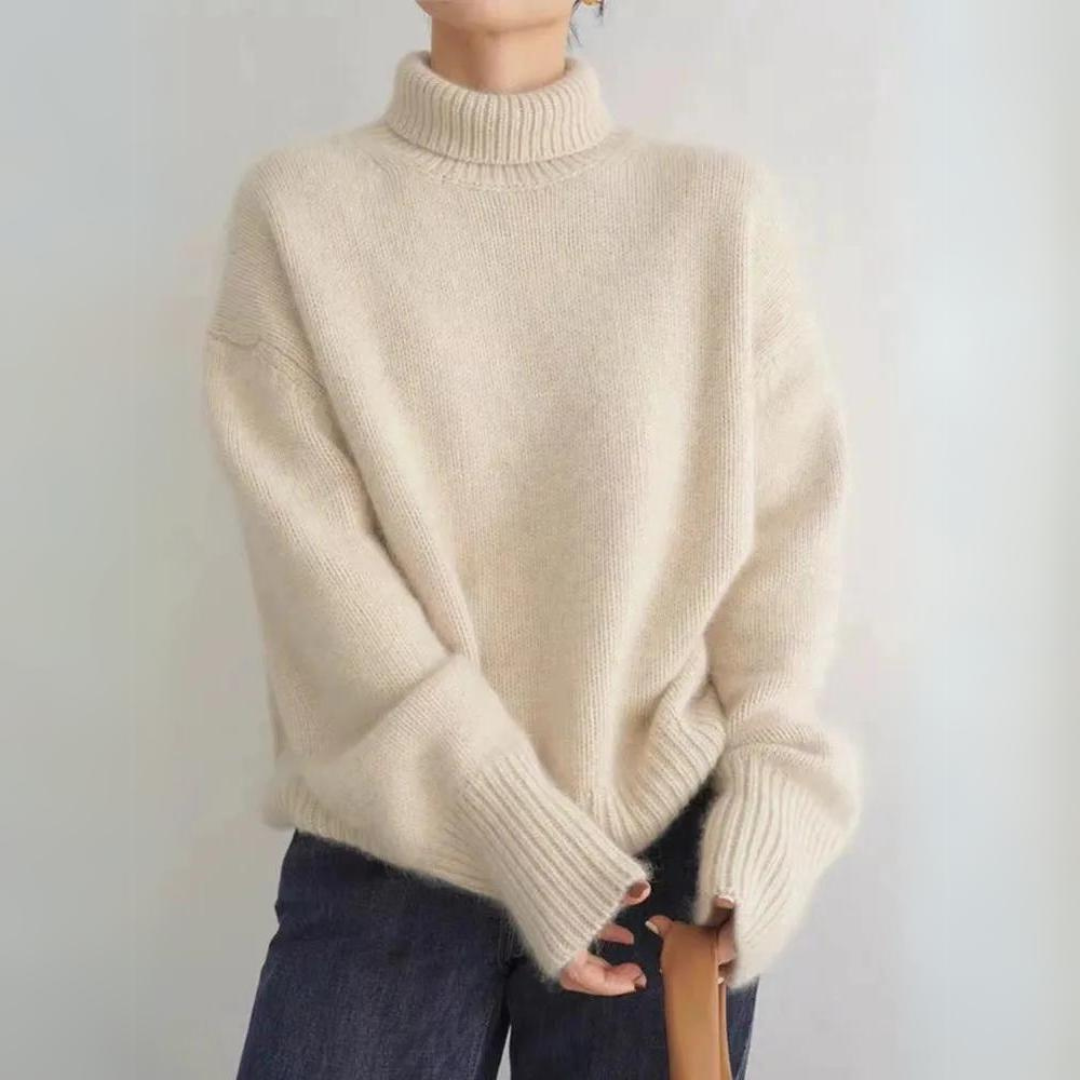 Lena™ – Comfortabele, gebreide, zachte coltrui