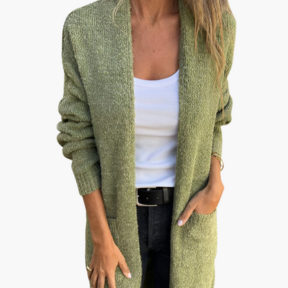 Holly | Casual gebreid vest met zakken