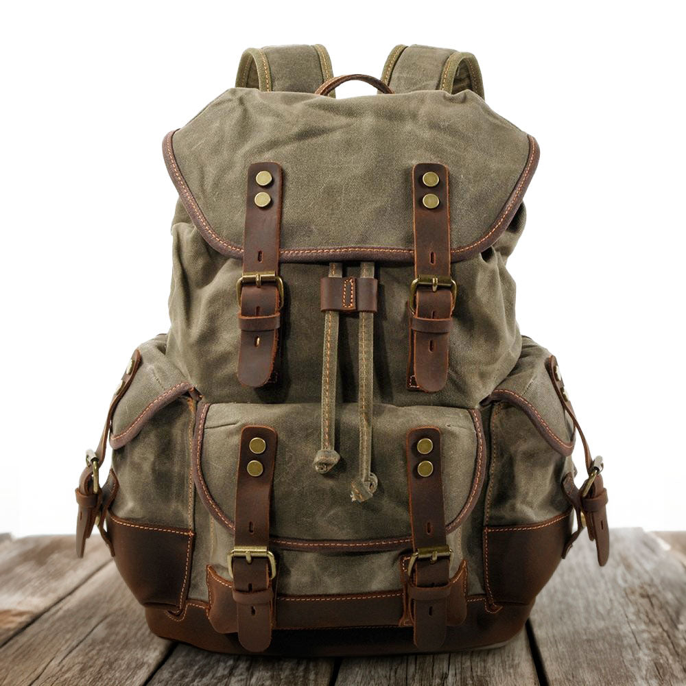 John – Robuuste Canvas Wandelrugzak