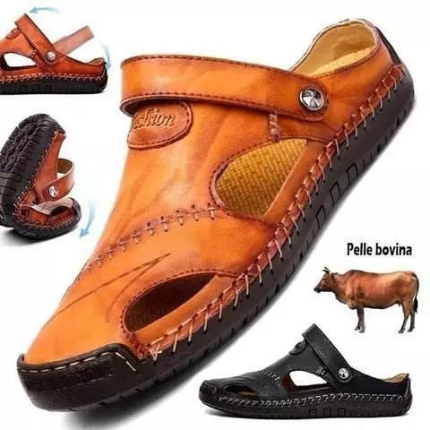 Olsen & Olsen™ Chris | Orthopedische leren sandalen