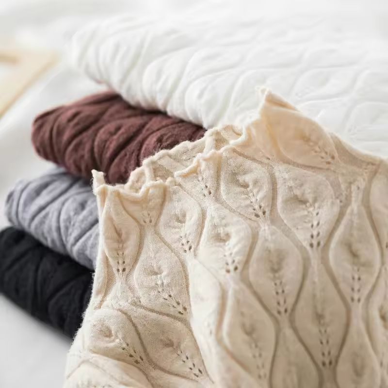 Moiré Kaschmir-Rollkragenpullover