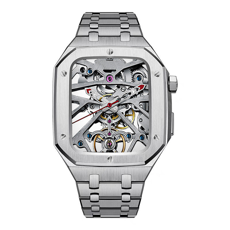 Luxe metalen horlogeband voor Apple Watch Series 44/45 mm
