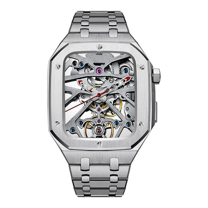Luxe metalen horlogeband voor Apple Watch Series 44/45 mm