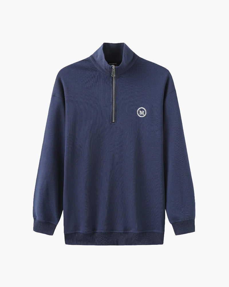 Reißverschluss-Pullover
