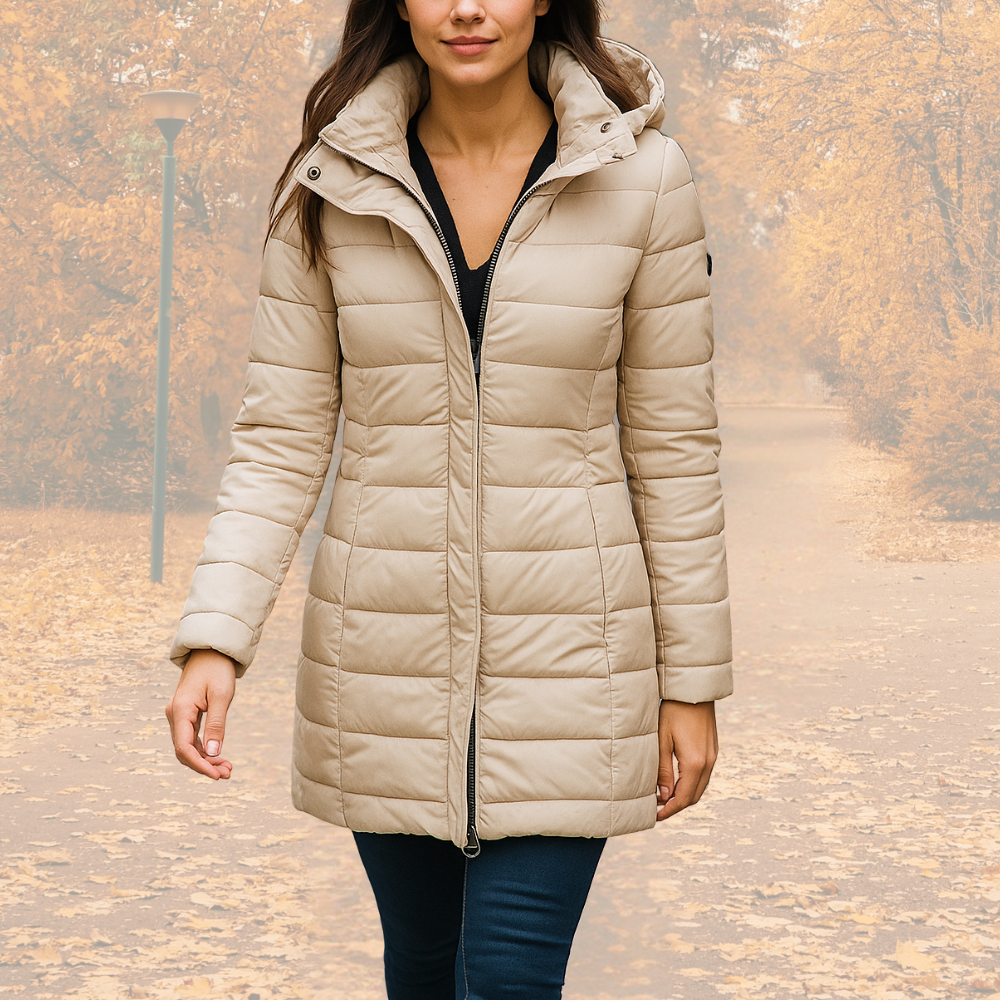 Camille | Elegante parka met warme voering