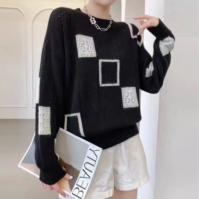 Clarisse™ - Lockerer Pullover mit geometrischem Muster