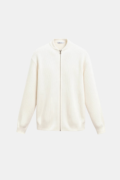 Luxueus fijngebreid vest met ronde hals