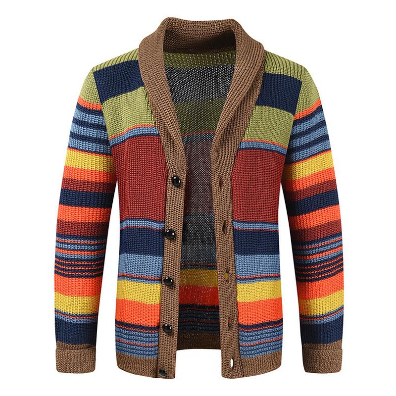 Damson - Color Block Turtle Neck Jumper