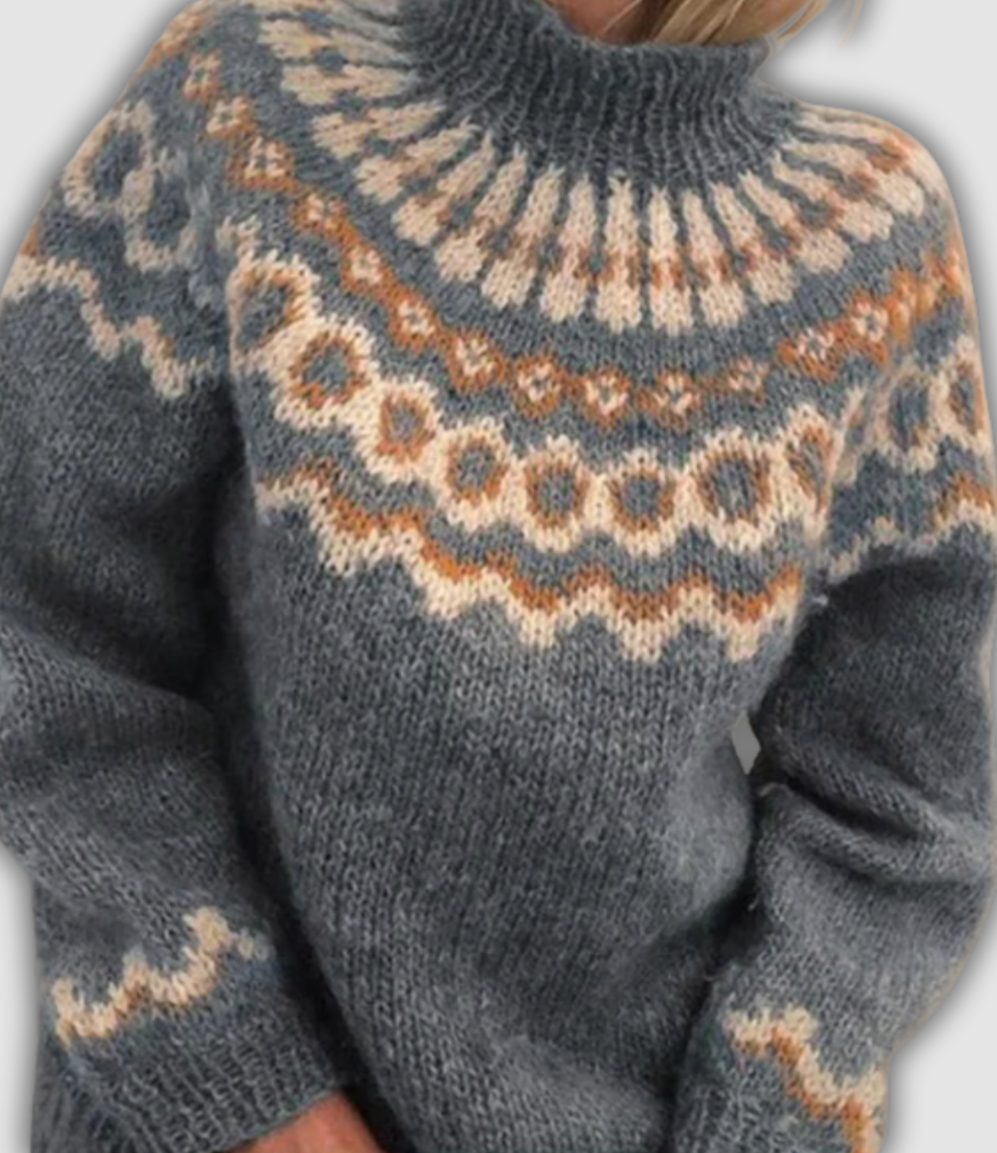 Violette | Eleganter Pullover mit Rollkragen