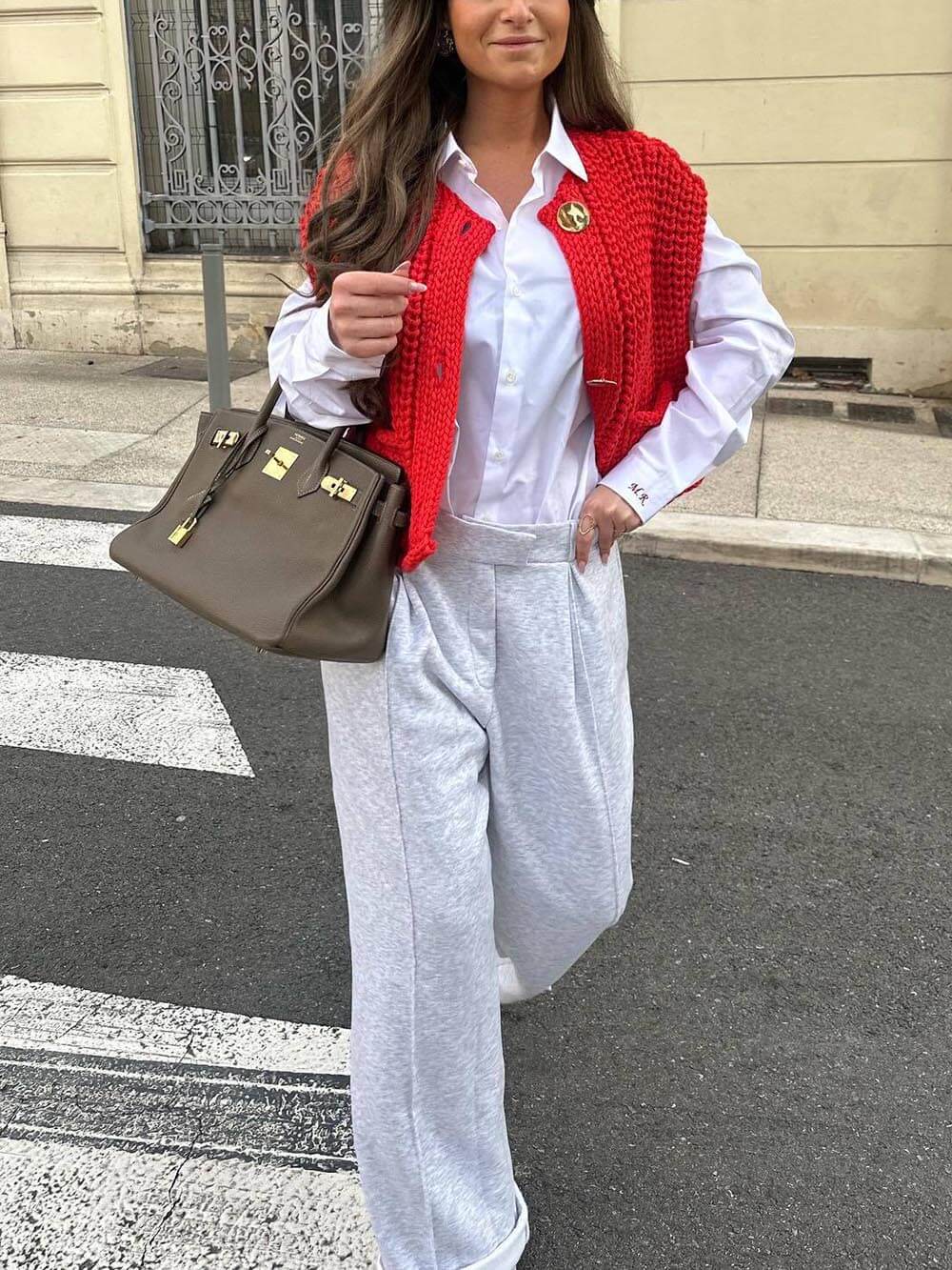 Elegante Mouwloze Korte Gebreide Vest