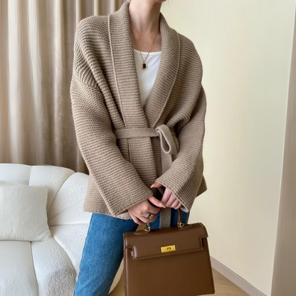 Rosalie wollen gebreid vest