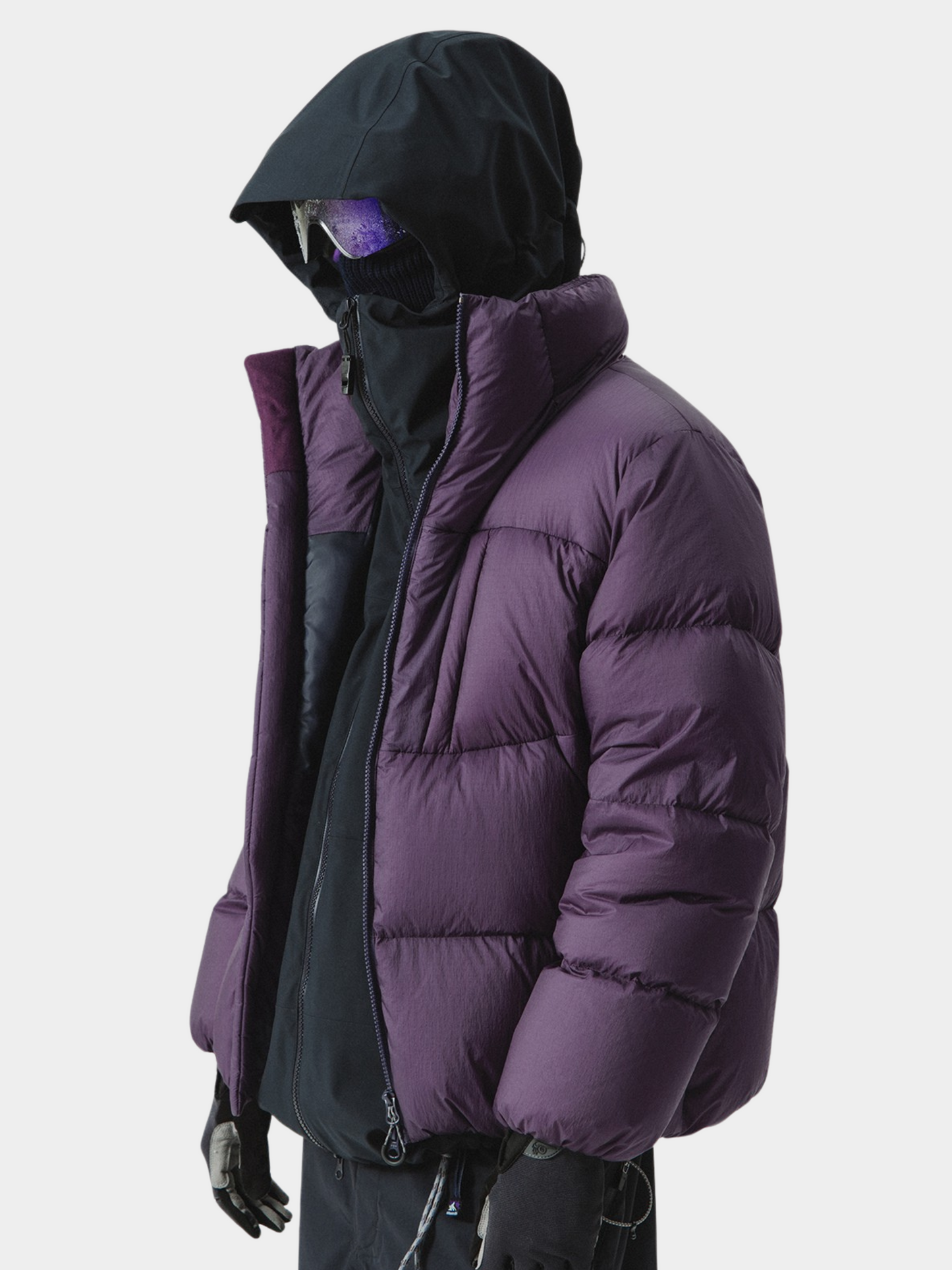 CougarStep – Unisex Stehkragenjacke mit 95 % weißer Gänsedaune und 3-fach-Schutz