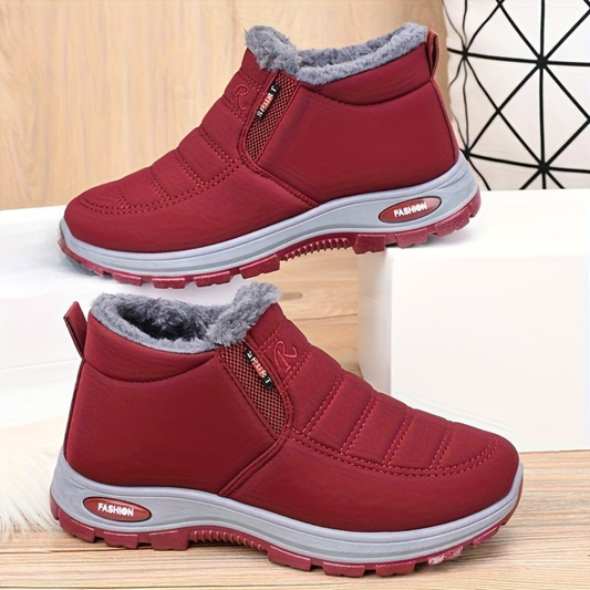 Victoria | Warme & Gemütliche Winter-Slip-On-Stiefel
