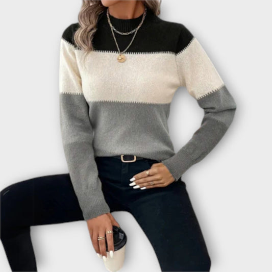 Mia | Stilvoller Streifenpullover