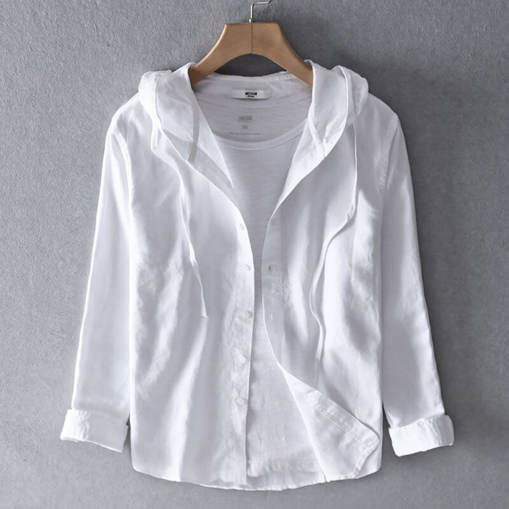 Ibiza-Kapuzenjacke mit Knopfleiste