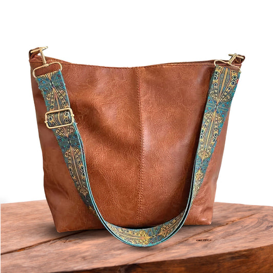 Chelseys Vintage Charme | Leren Schoudertas