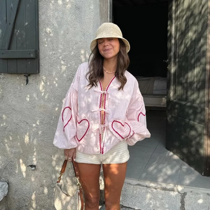 GRACIE Herzbluse