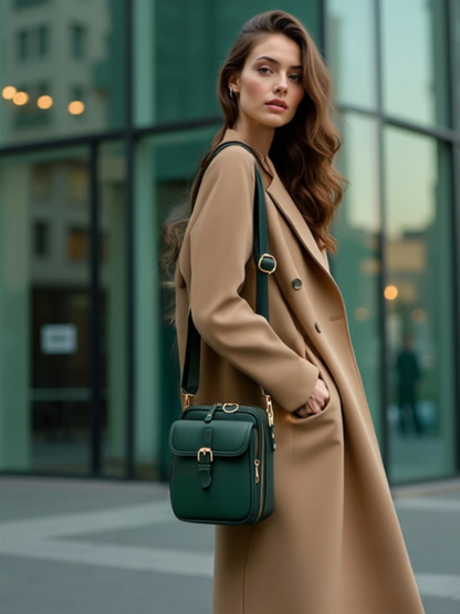 DIE MAELYS | RFID-GESCHÜTZTE KLASSISCHE LEDER CROSSBODY