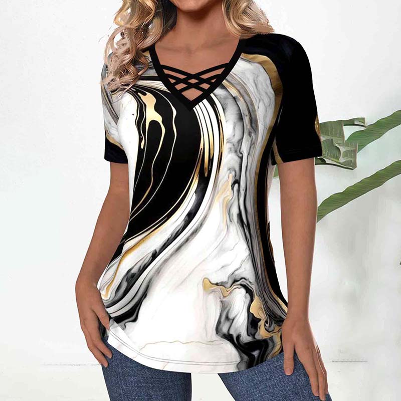 Gedegradeerde Casual Blouse