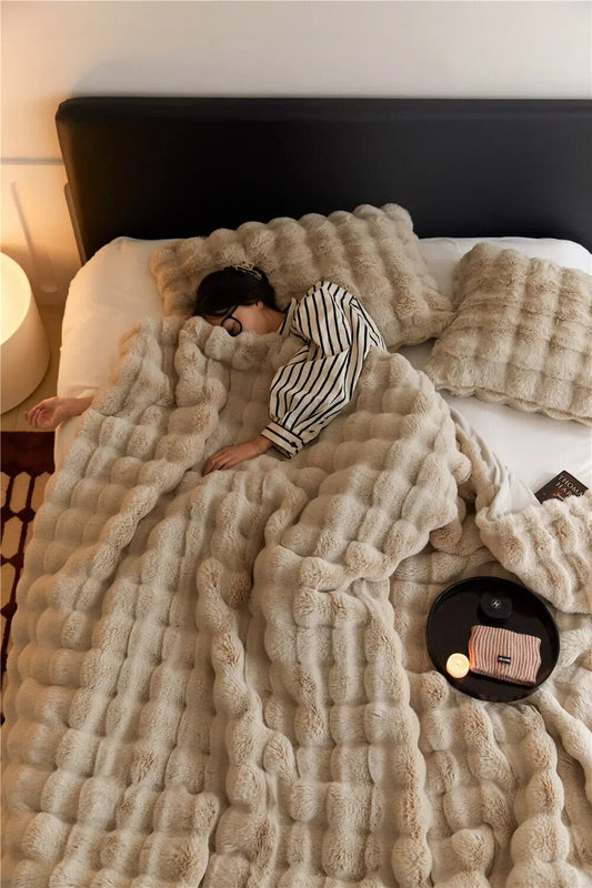 CozyHaven - Warm pluchen deken