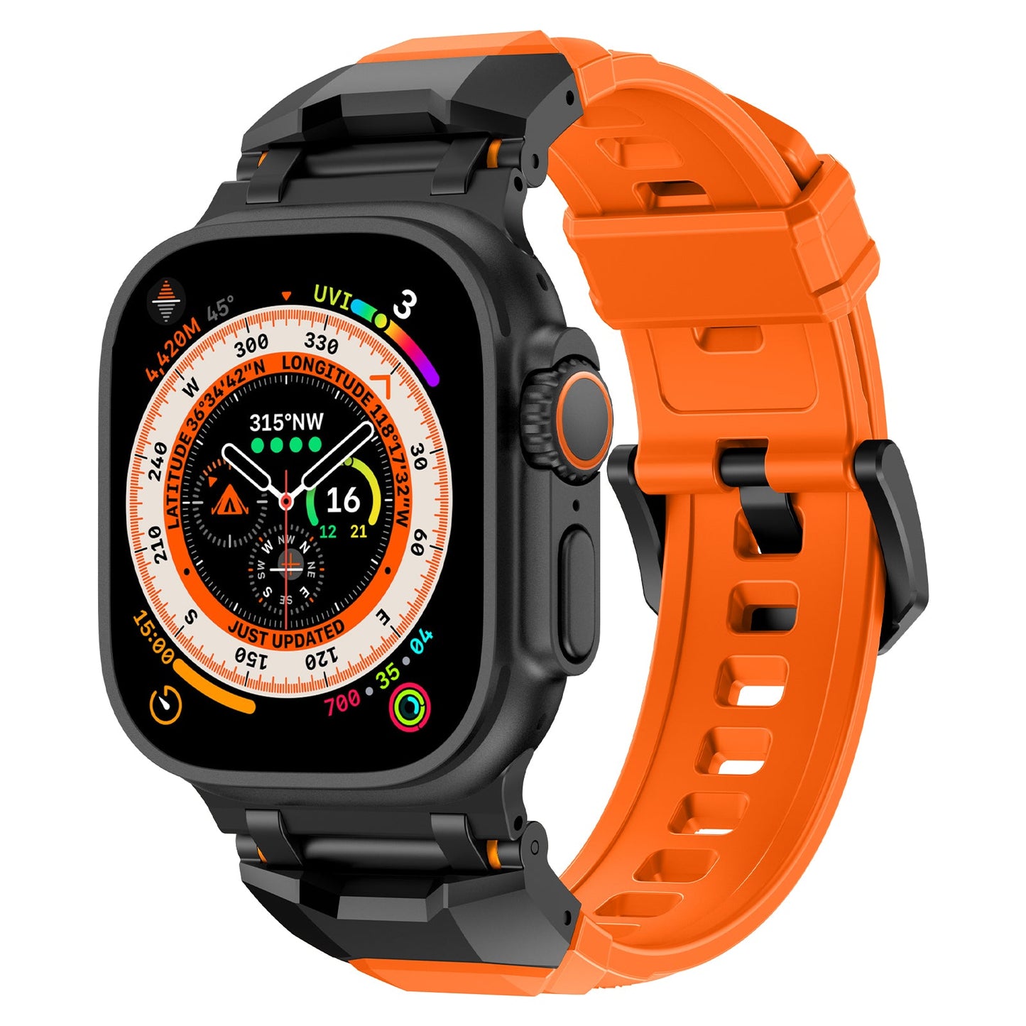 Zephyr siliconen Apple Watch-bandje