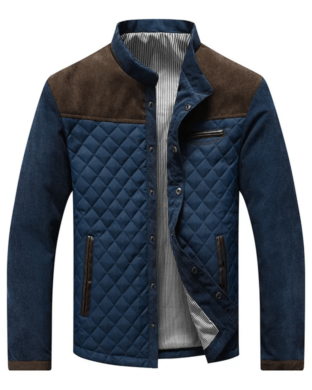 Ethan | Steppjacke mit Rautenmuster