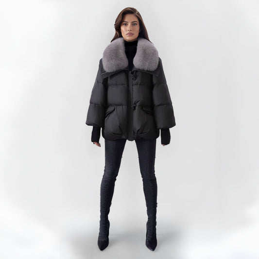 Cerise - Veste élégante en fausse fourrure