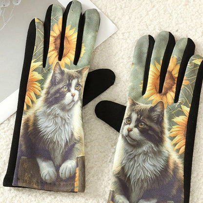 Gants Chauds De Dessin Animé