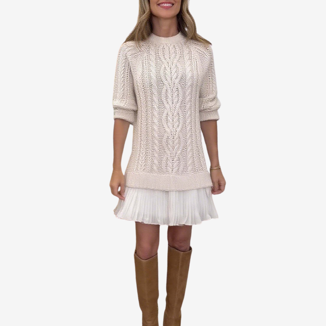 Giselle™ – Kuscheliger Strickmantel mit elegantem Design