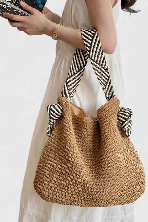 Anspruchsvolle Boho-Tasche – Warmes Braun