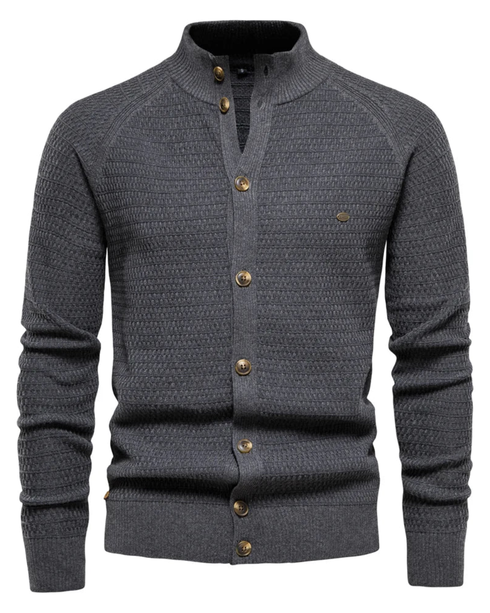 Luxuriöse Baumwoll-Strickjacke