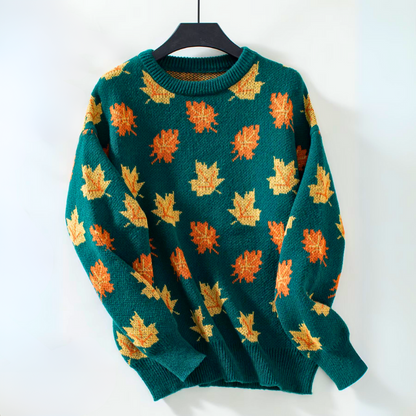 Autumn-Leaf-Strickpullover