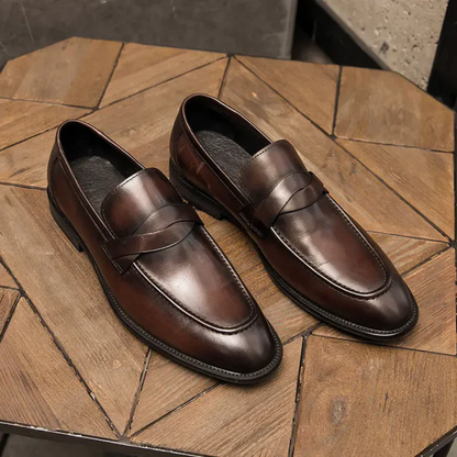 Chique leren loafers