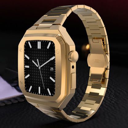 Luxe metalen horlogeband voor Apple Watch 44/45 mm